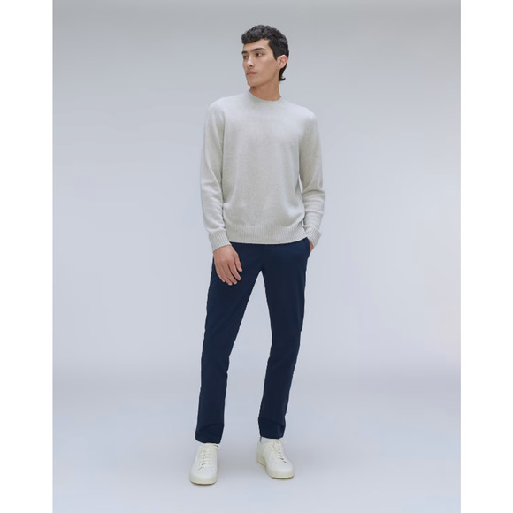Everlane Mens Uniform Performance Chino Size 32x30 Straight Pant Navy Blue NWT - Picture 2 of 13